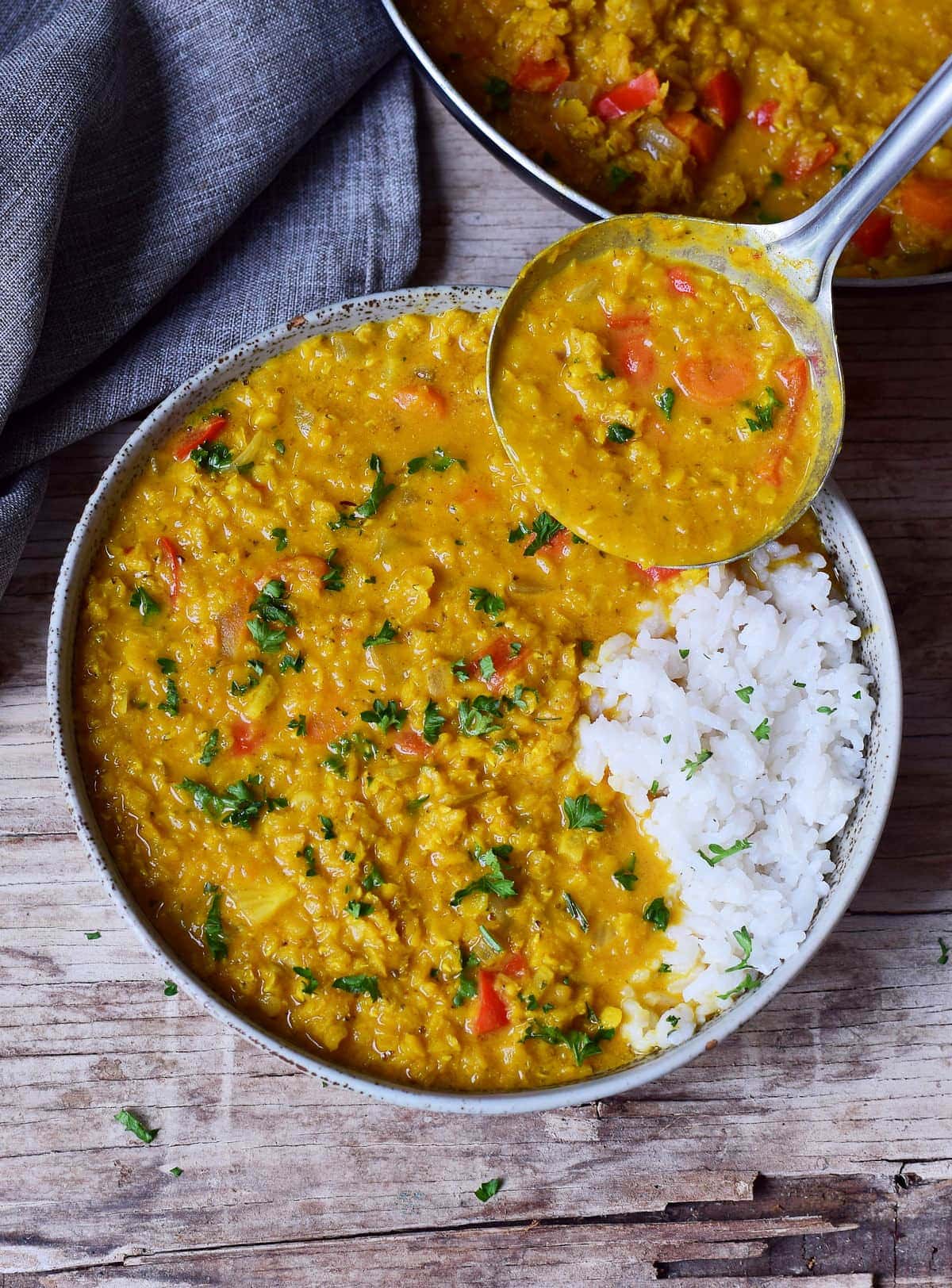 Creamy Vegan Red Lentil Dal: Healthy, Adaptable & One-Pot